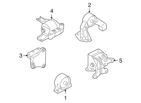 Outlander ENGINE & TRANS MOUNTING