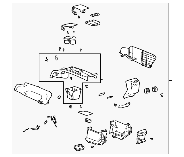 88892589 CONSOLE ASSY