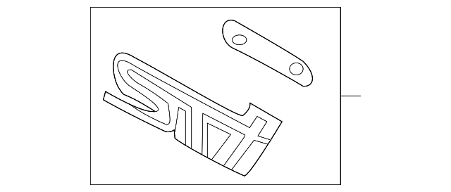 93013FG010 Деталь NAMEPLATE