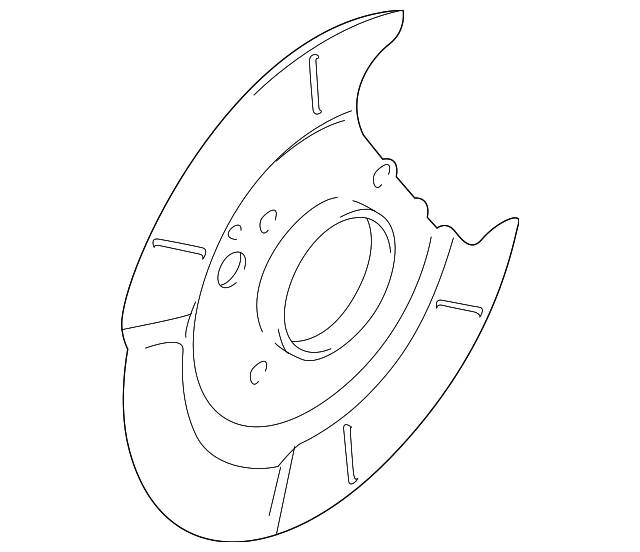 30023815 Деталь SPLASH SHIELD, RIGHT