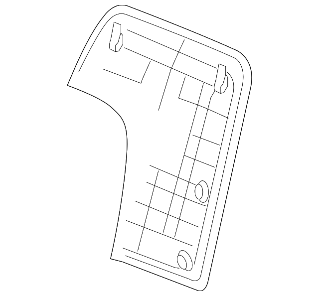 8539082Z00 Деталь SEAT BACK PANEL