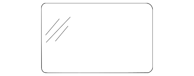 9066732209 Деталь FRONT GLASS, LEFT