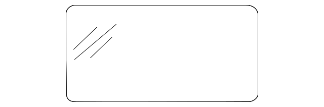 9066733209 Деталь QTR GLASS, LEFT