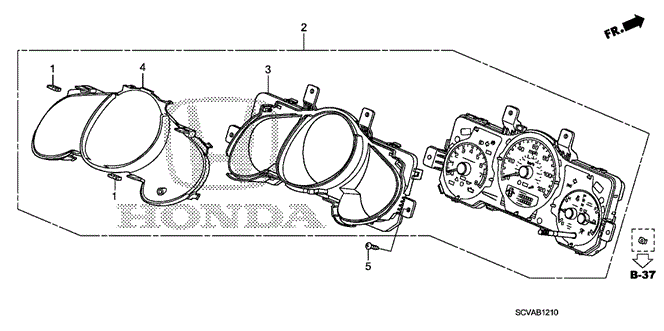 ELECTRICAL / EXHAUST / HEATER / FUEL/METER COMPONENTS (DENSO) for 2007 Honda ELEMENT #1