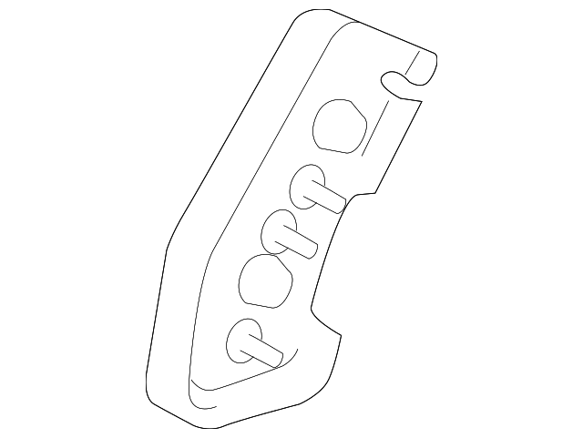72665-0C030-C0 Деталь LOCK COVER, RIGHT