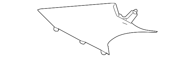 15296488 UPPER QTR TRIM, RIGHT
