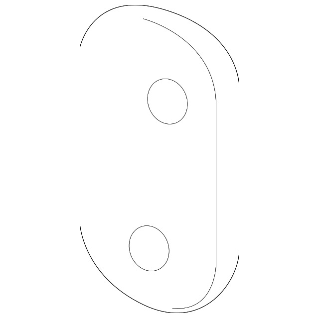 1356495 STRIKER PLATE, LEFT