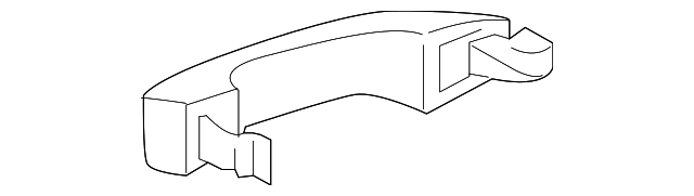 22923598 HANDLE, OUTSIDE, LEFT