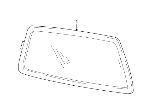 Ram 3500 GLASS & HARDWARE - BACK