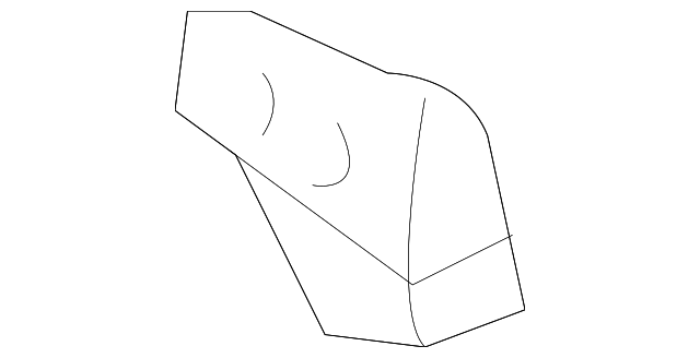 66318-1G300 Деталь FENDER FRONT BRACKET, LEFT