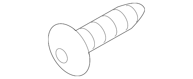 12442-06257B Деталь FENDER LINER SCREW, LEFT