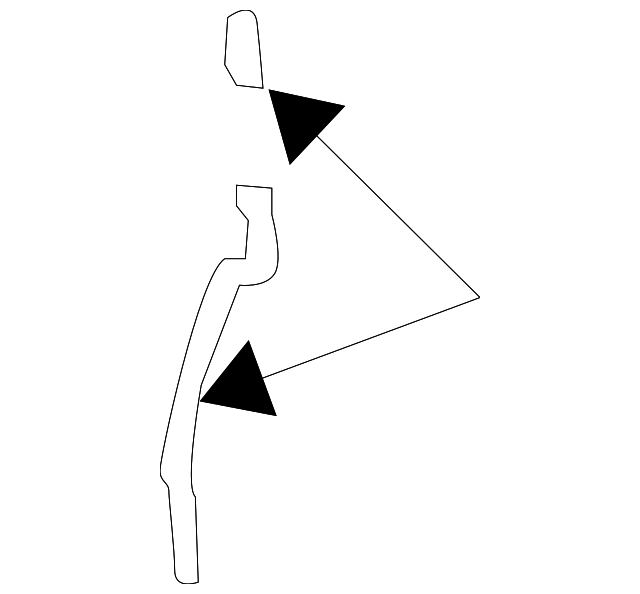 96541630 Деталь LOCK ROD, RIGHT