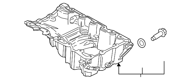 BR3Z-6675-P Деталь OIL PAN