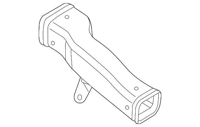 4H0-819-633-A CENTER DUCT, LEFT
