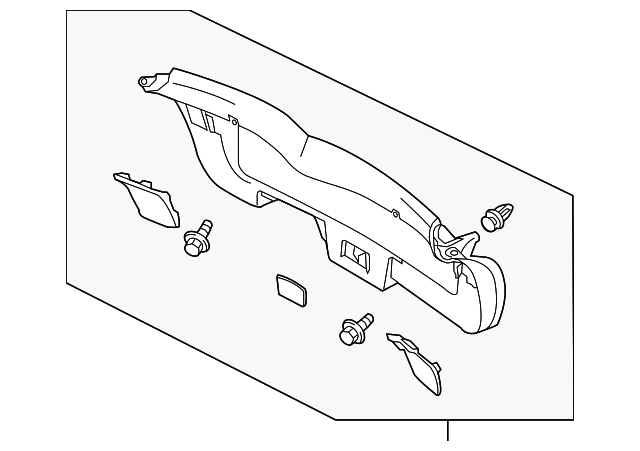 7224A038 Деталь LOWER TRIM PANEL