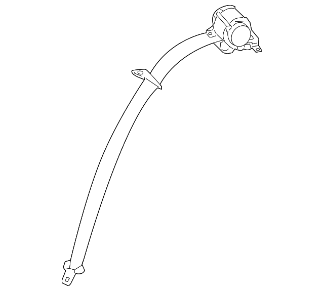 88854-JM11A Деталь CENTER BELT ASSY