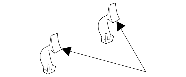 7H6Z-9628-AA Деталь LOWER TRAY CLAMP