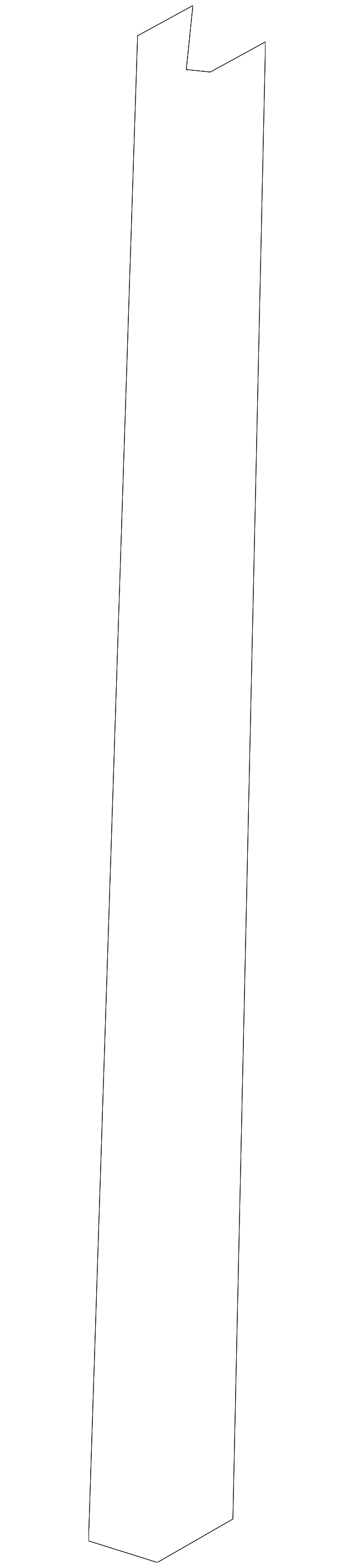LC43508V7A00 Деталь FRONT MOLDING, RIGHT