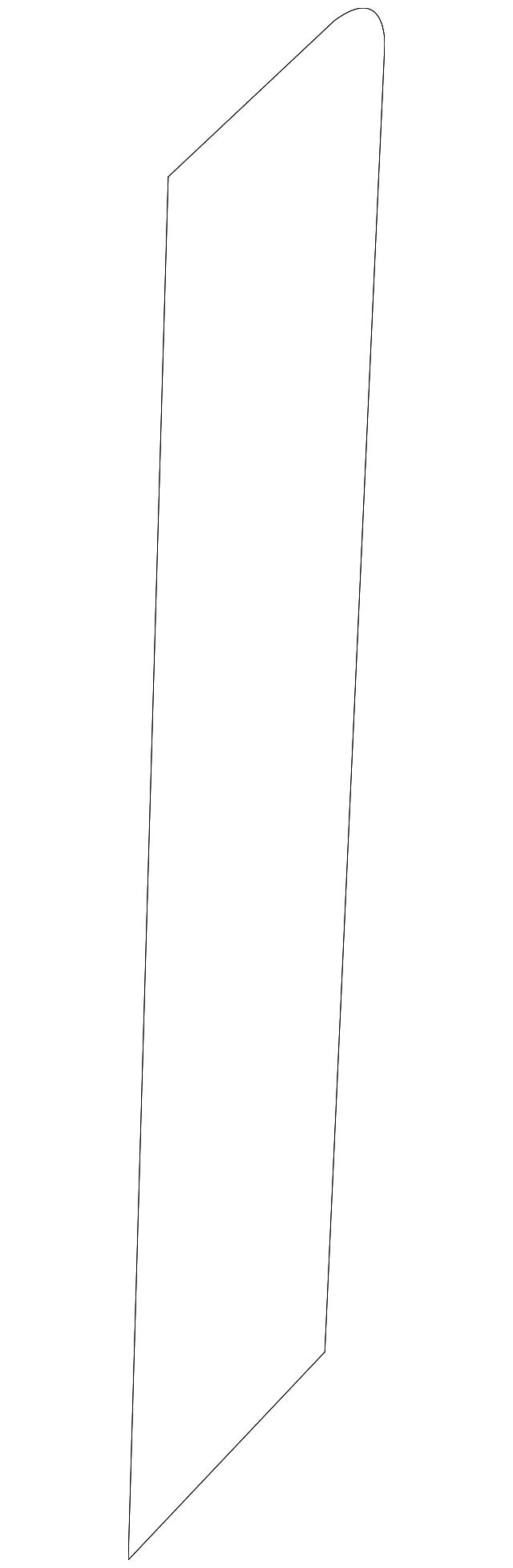 LC43508V300 Деталь LOWER MOLDING, RIGHT