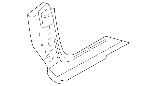 22588373 HINGE PILLAR, LEFT
