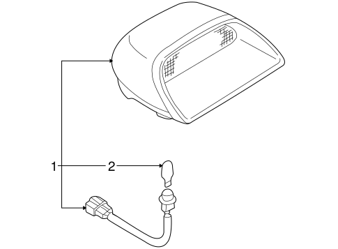 Outback HIGH MOUNTED STOP LAMP 2