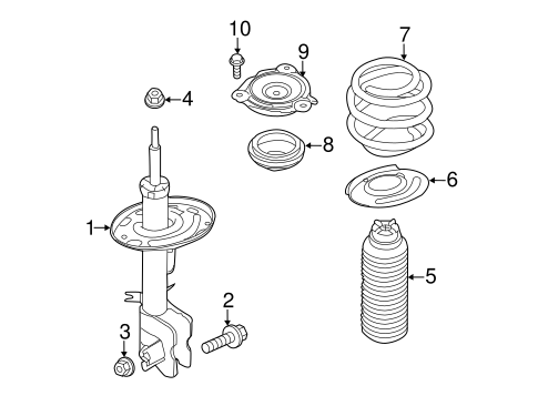 Murano STRUTS & COMPONENTS