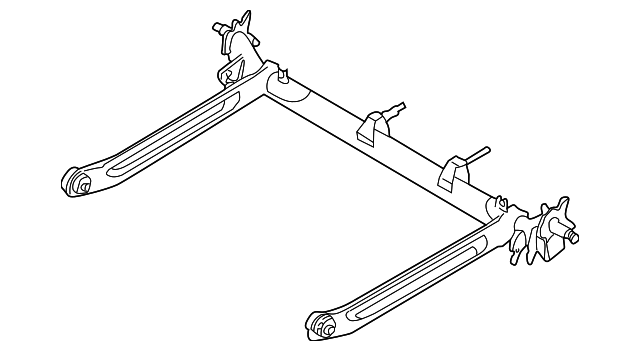 555012Y610 Деталь AXLE BEAM