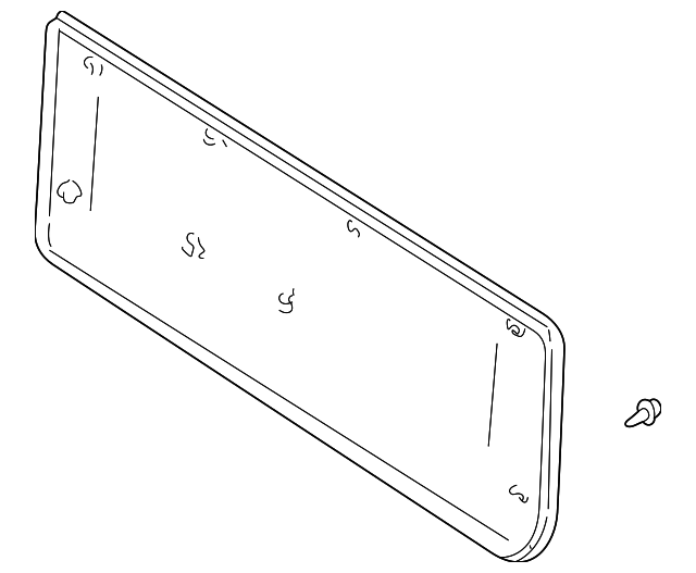 8377068D00T01 Деталь REAR TRIM PANEL