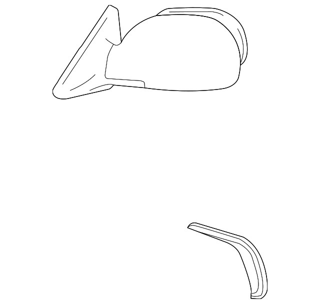 87910-04180-G0 Деталь MIRROR ASSY, RIGHT