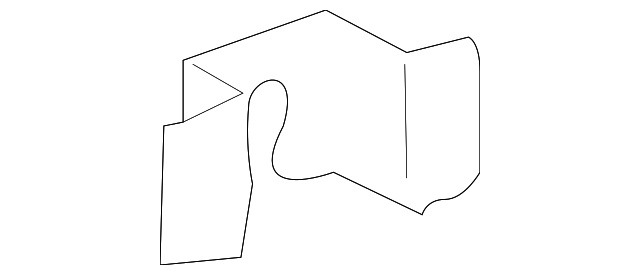 75861-02020 Деталь ROCKER MOLDING RETAINER, RIGHT