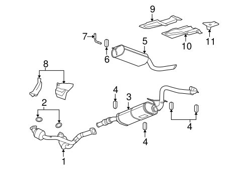 Escalade EXHAUST COMPONENTS