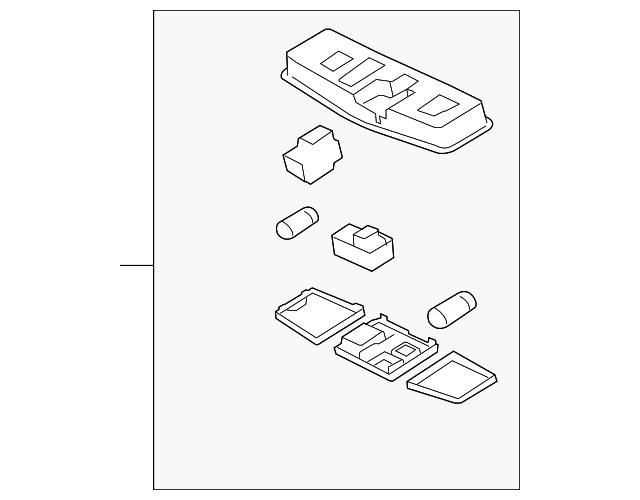 8401A021YA Деталь MAP LAMP ASSY