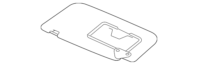 7620A861YA Деталь SUNVISOR, LEFT