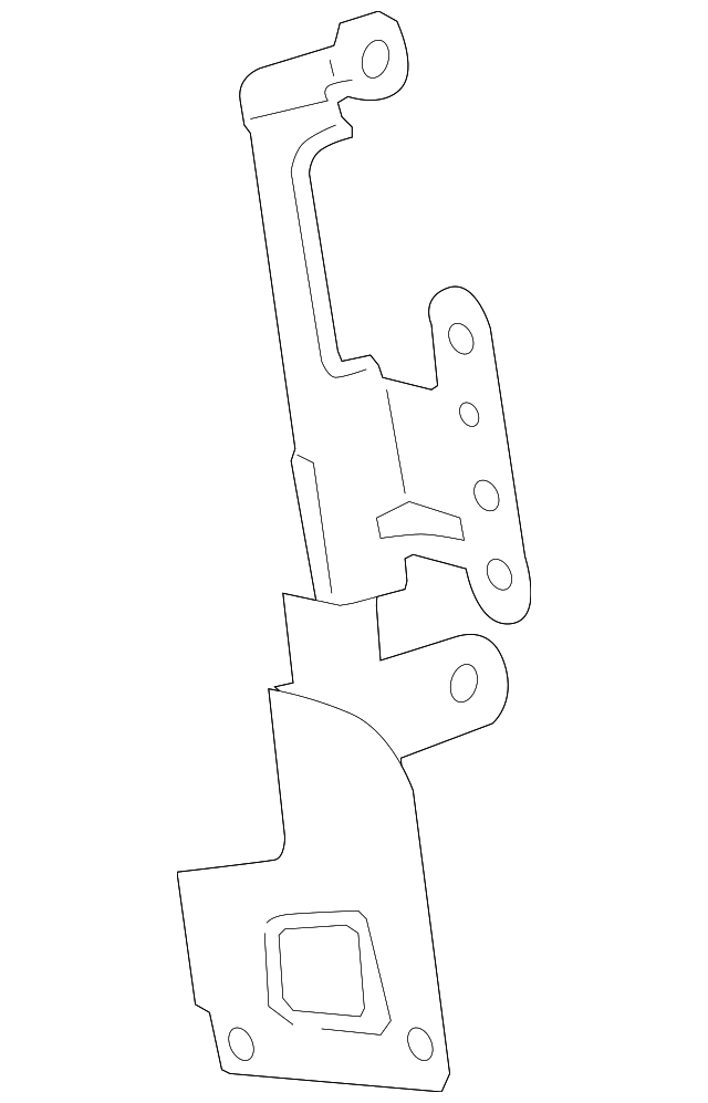 86211-48040 Деталь AM/FM CD BRACKET, RIGHT