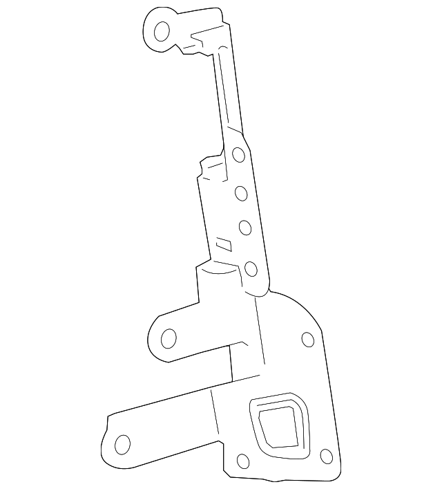 86212-48040 Деталь AM/FM CD BRACKET, LEFT