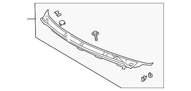 4D1-805-097-B-01C Деталь COWL GRILLE