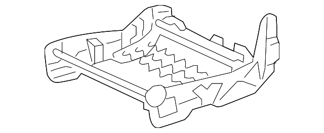 81336-TK8-A01 Деталь FRAME, R. MIDDLE SEAT CUSHION
