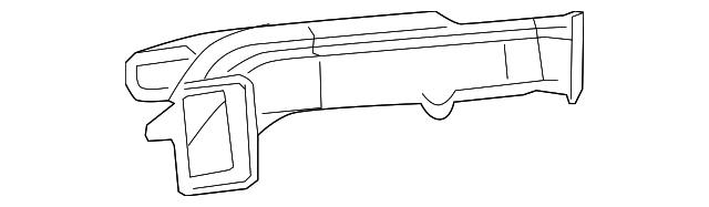 5108157AC Деталь DEFROSTER DUCT, LEFT