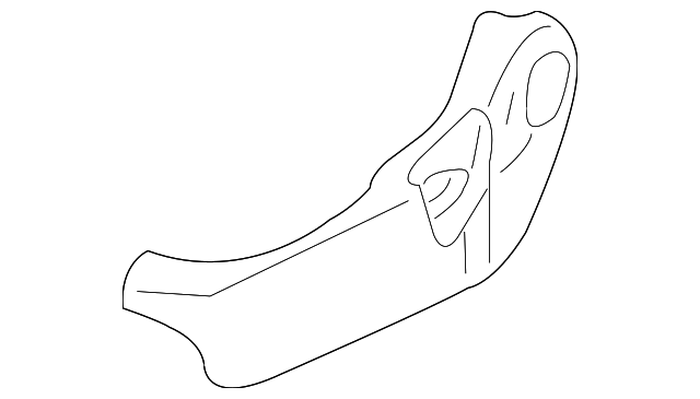 ZZCA-88-1G3-04 Деталь SIDE COVER, LEFT