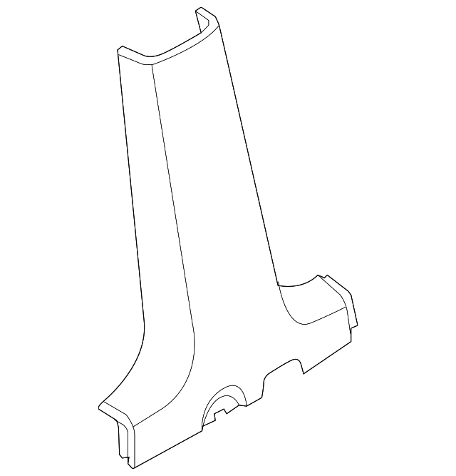 96537867 Деталь LWR CTR PLR TRIM, RIGHT