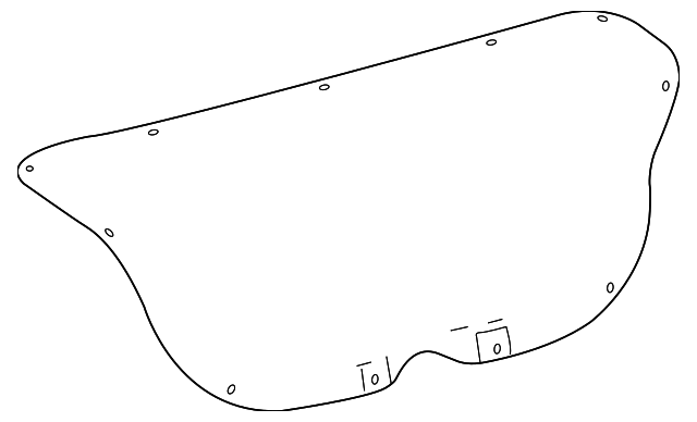 64719-02170-C0 Деталь TRUNK LID TRIM