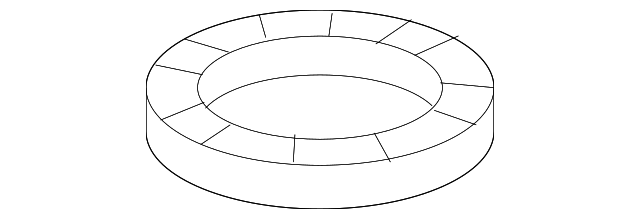 54634-2H100 SPRING PAD, LEFT