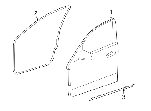 E63 AMG DOOR & COMPONENTS