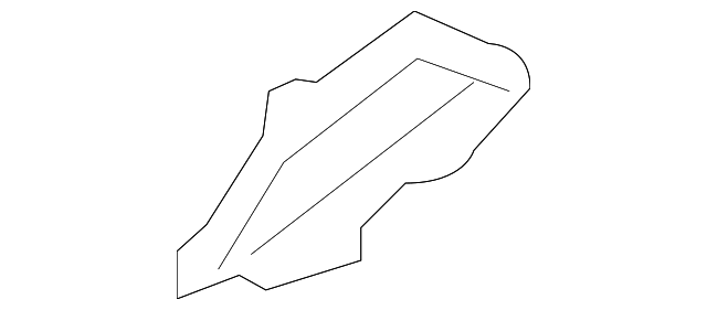 61737-52040 Деталь CORNER PANEL LOWER REINF, RIGHT