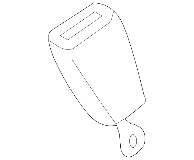90686003699051 Деталь OUTER BUCKLE, LEFT