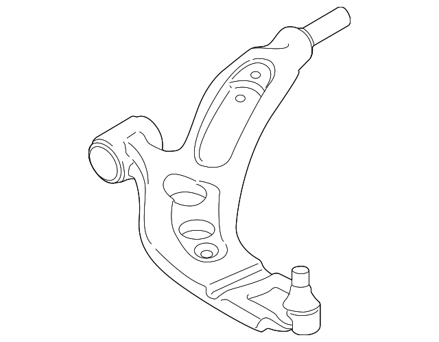31-12-6-850-397 Деталь LOWER CNTRL ARM, LEFT