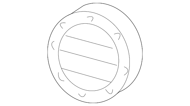 73410-EA502 VENT LOUVER, LEFT