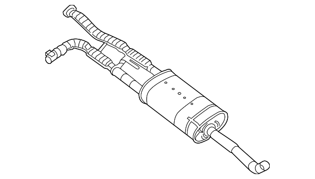20100-1PD0A Деталь MUFFLER & PIPE