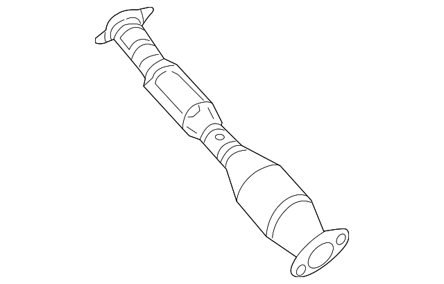 20020-1PD0A Деталь FRONT PIPE, LEFT