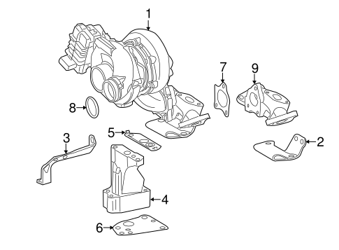 Sprinter 3500 TURBOCHARGER & COMPONENTS